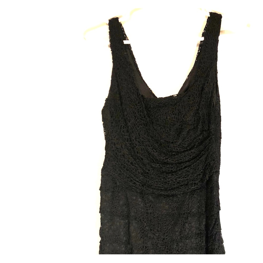 Black lace dress